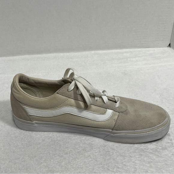 VANS Off The Wall Lace-Up Womens Sneakers Size 9.5 Style 721356 Off White/Cream - Picture 7 of 13